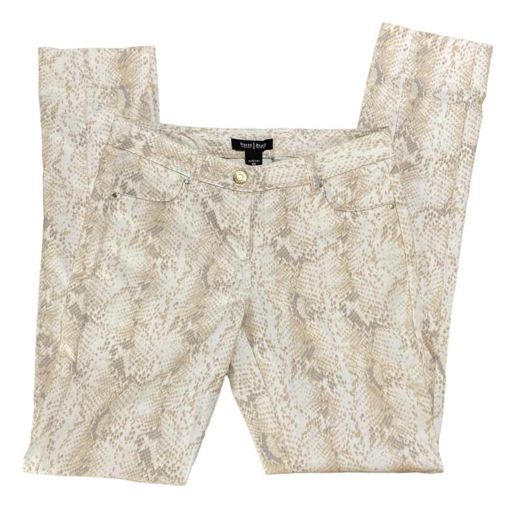 White House‎ Black Market Womens Pants Slim Leg Snake Print Sz 0